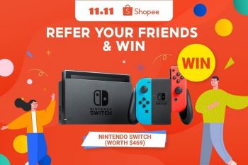 Shopee-Nintendo-Switch-Console-Giveaways-350x233 2-11 Nov 2021: Shopee Nintendo Switch Console Giveaways