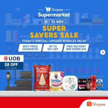 Shopee-Supermarket-Super-Savers-Sale-350x350 21-22 Nov 2021: Shopee Supermarket Super Savers Sale