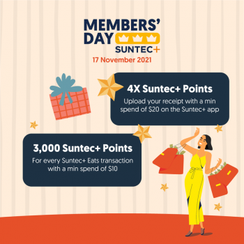 Suntec-City-Member-Day-Promotion-350x350 17 Nov 2021: Suntec City Member Day Promotion