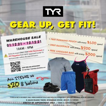 TYR-Year-End-Warehouse-Sale-350x350 1-12 Dec 2021: TYR Year End Warehouse Sale