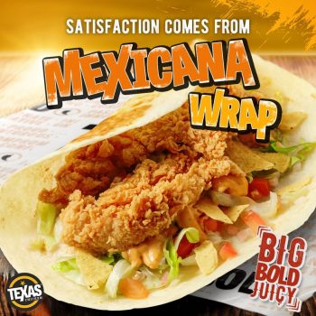 Texas-Chicken-Mexicana-Wrap-Promotion-350x350 11 Nov 2021 Onward: Texas Chicken Mexicana Wrap Promotion