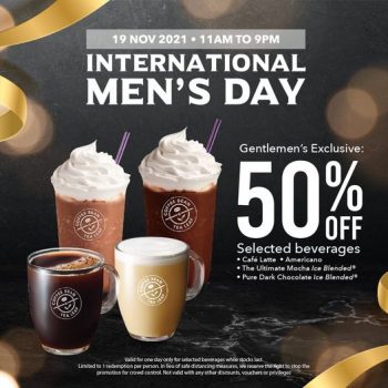 The-Coffee-Bean-Tea-Leaf-Gentlemen-Only-Deal-350x350 19 Nov 2021: The Coffee Bean & Tea Leaf Gentlemen Only Deal