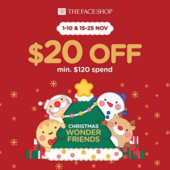 The-Face-Shop-Online-Christmas-Sale-350x350 1-25 Nov 2021: The Face Shop Online Christmas Sale