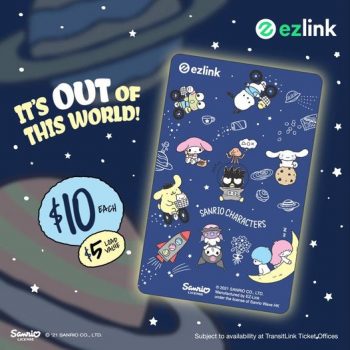 TransitLink-Sanrio-Space-EZ-Link-card-Promo-350x350 13 Nov 2021 Onward: TransitLink Sanrio Space EZ-Link card Promo