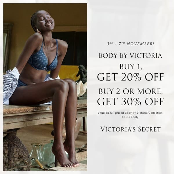 4-7 Nov 2021: Victoria's Secret Body By Victoria bras Promotion 