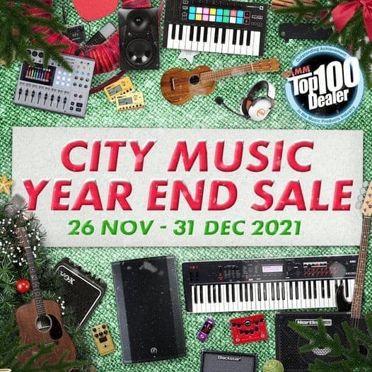 26 Nov-31 Dec 2021: City Music Year End Sale - SG.EverydayOnSales.com