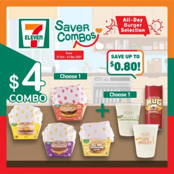 7-Eleven-All-Day-Burger-Saver-Combos-Promotion-350x350 27 Oct-21 Dec 2021: 7-Eleven All-Day Burger Saver Combos Promotion