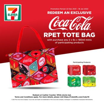 7-Eleven-Coca-Cola-tote-bag-Promo-350x350 Now till 18 Jan 2022: 7-Eleven Coca-Cola tote bag Promo