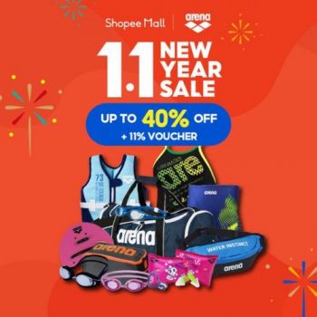 Arena-Shopee-1.1-New-Year-Sale-Up-To-40-OFF-11-Voucher-350x350 28 Dec 2021-1 Jan 2022: Arena Shopee 1.1 New Year Sale Up To 40% OFF + 11% Voucher