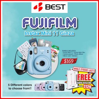 BEST-Denki-Fujifilm-Instax-Mini-11-Ginza-Bundle-Promotion-350x350 30 Nov 2021 Onward: BEST Denki Fujifilm Instax Mini 11 Ginza Bundle Promotion