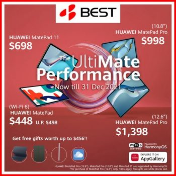 BEST-Denki-HUAWEI-MatePad-Series-Promotion-350x350 27-31 Dec 2021: BEST Denki HUAWEI MatePad Series Promotion