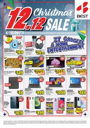 BEST-Denki-IT-Gadgets-Home-Entertainment-12.12-Christmas-Sale-350x495 6-13 Dec 2021: BEST Denki IT Gadgets & Home Entertainment 12.12 Christmas Sale