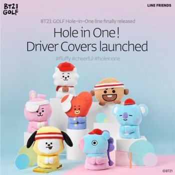 BT21-Golf-Hole-in-One-Covers-Promotion-at-Isetan-350x349 3 Dec 2021 Onward: BT21 Golf Hole in One Covers Promotion at Isetan