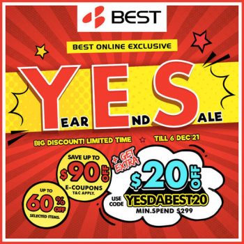 Best-Denki-Online-Exclusive-Year-End-Sale-350x350 3-6 Dec 2021: Best Denki Online Exclusive Year End Sale