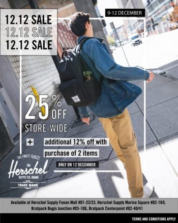 Bratpack-Herschel-12.12-Sale-350x438 9-12 Dec 2021: Bratpack Herschel 12.12 Sale