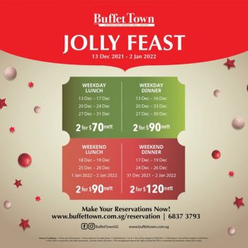 Buffet-Town-International-Buffet-Restaurant-Jolly-Feast-Promotion-350x350 10 Dec 2021 Onward: Buffet Town International Buffet Restaurant Jolly Feast Promotion