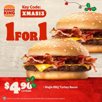 Burger-King-1-FOR-1-Deal-350x350 Now till 2 Jan 2022: Burger King 1-FOR-1 Deal