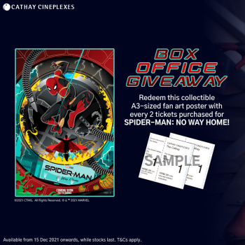 Cathay-Cineplexes-SPIDER-MAN-NO-WAY-HOME-Tickets-Promotion-350x350 15 Dec 2021 Onward: Cathay Cineplexes SPIDER-MAN: NO WAY HOME Tickets Giveaway