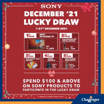 Challenger-and-Sony-Lucky-Draw-350x350 1-31 Dec 2021: Challenger and Sony Lucky Draw