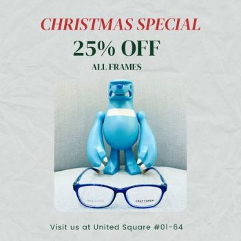 Craftsmen-Authentic-Optical-All-Frames-Christmas-Special-Promotion-at-UNITED-SQUARE-1-350x350 10 Dec 2021 Onward: Craftsmen Authentic Optical All Frames Christmas Special Promotion at UNITED SQUARE