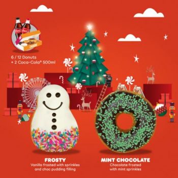 Dunkin-Donuts-Christmas-Frosty-Donut-Mint-Chocolate-Donut-Promotion-350x350 8 Dec 2021 Onward: Dunkin' Donuts Christmas Frosty Donut & Mint Chocolate Donut Promotion