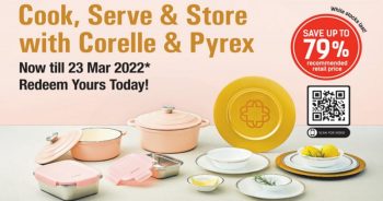 FairPrice-Corelle-Pyrex-Cookware-Deal-350x184 2 Dec 2021-23 Mar 2022: FairPrice Corelle & Pyrex Cookware Deal