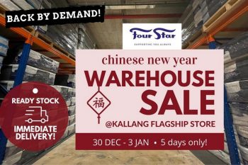 Four-Star-Mattress-CNY-Warehouse-Sale-350x233 30 Dec 2021-3 Jan 2022: Four Star Mattress CNY Warehouse Sale