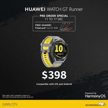 Gain-City-HUAWEI-Watch-GT-Runner-Pre-Order-Special-Promotion-350x350 11-17 Dec 2021: Gain City HUAWEI Watch GT Runner Pre Order Special Promotion