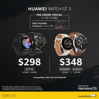 Gain-City-HUAWEI-Watch-GT3-Pre-order-Special-Promotion-350x350 11-17 Dec 2021: Gain City HUAWEI Watch GT3 Pre-order Special Promotion