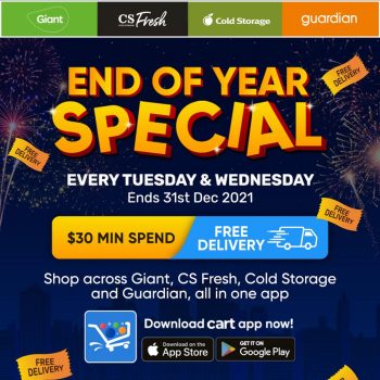 Guardian-End-of-Year-Special-Promotion-on-CART-App-350x350 1-31 Dec 2021: Guardian End of Year Special Promotion on CART App