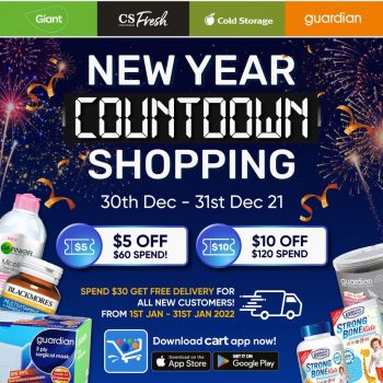 Guardian-New-Year-Countdown-Shopping-Deal-350x350 30-31 Dec 2021: Guardian New Year Countdown Shopping Deal