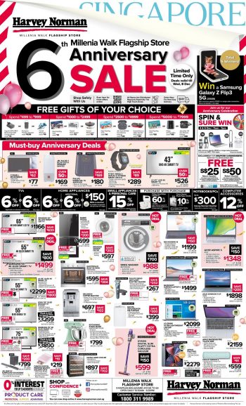 Harvey-Norman-6th-Anniversary-Sale-350x578 4-8 Dec 2021: Harvey Norman 6th Anniversary Sale