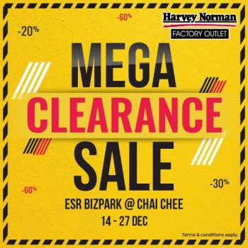 Harvey-Norman-Mega-Clearance-Sale-at-Chai-Chee-350x350 14-27 Dec 2021: Harvey Norman Mega Clearance Sale at Chai Chee