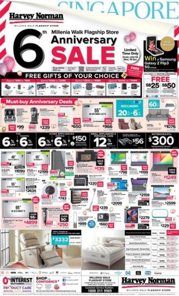 Harvey-Norman-Millenia-Walk-Flagship-Store-6th-Anniversary-Sale-350x577 10-15 Dec 2021: Harvey Norman Millenia Walk Flagship Store 6th Anniversary Sale