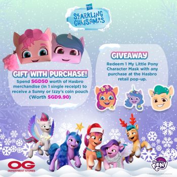 Hasbro-Sparkling-Christmas-Promotion-with-My-Little-Pony-at-OG2-350x350 13-26 Dec 2021: Hasbro Sparkling Christmas Promotion with My Little Pony at OG