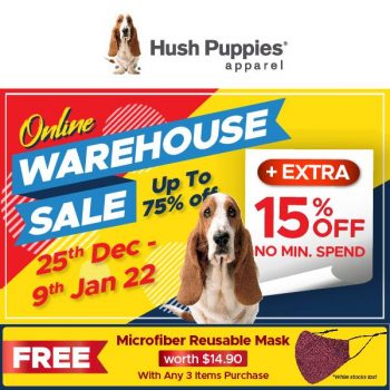 Hush-Puppies-Apparel-Lazada-Online-Warehouse-Sale-350x350 25 Dec 2021-9 Jan 2022: Hush Puppies Apparel Lazada Online Warehouse Sale