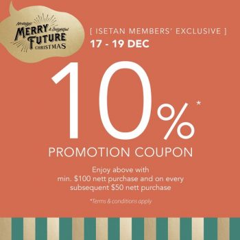 Isetan-Beauty-Bonus-Promotion-Coupon-350x350 17-19 Dec 2021: Isetan Beauty Bonus Promotion Coupon