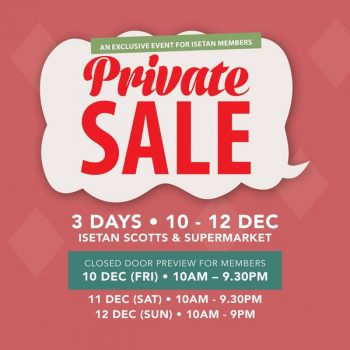 Isetan-Private-Sale-350x350 10-12 Dec 2021: Isetan Private Sale