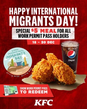 KFC-International-Migrants-Day-5-Meal-Promotion-350x438 18-20 Dec 2021: KFC International Migrants Day $5 Meal Promotion