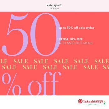 Kate-Spade-New-Yorks-End-of-Season-Sale-at-Takashimaya-350x350 9-16 Dec 2021: Kate Spade New York’s End-of-Season Sale at Takashimaya