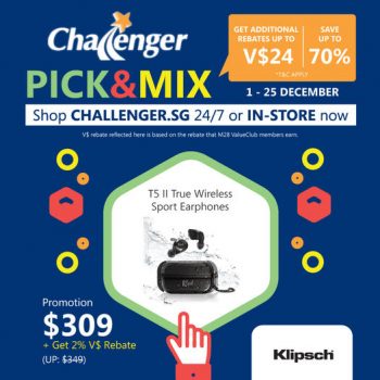 Klipsch-Pick-Mix-Sale-at-Challenger-350x350 9 Dec 2021 Onward: Klipsch Pick & Mix Sale at Challenger