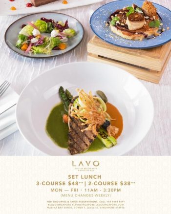 LAVO-Set-Lunch-Promotion-350x438 28 Dec 2021 Onward: LAVO Set Lunch Promotion