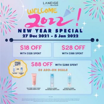Laneige-Welcome-2022-New-Year-Promotion-350x350 27 Dec 2021-5 Jan 2022: Laneige Welcome 2022 New Year Promotion