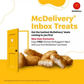 McDonalds-McDelivery-New-User-FREE-Chicken-McNuggets-Promotion-350x350 3 Dec 2021 Onward: McDonald's McDelivery New User FREE Chicken McNuggets Promotion