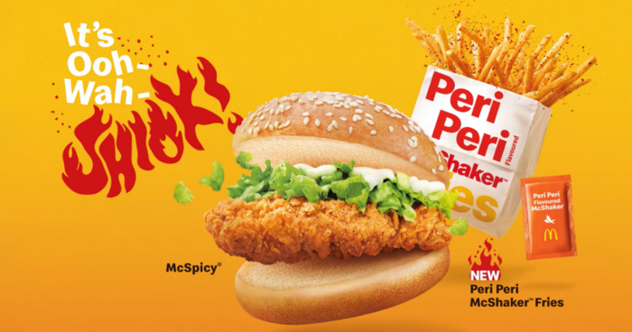 30 Dec 2021 Onward: McDonald’s Peri Peri Flavoured McShaker™ Fries Deal ...