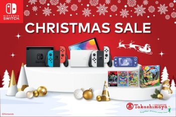 Ninentendo-Switch-Family-Consoles-Promotion-at-Takashimaya-350x234 6 Dec 2021 Onward: Ninentendo Switch Family Consoles Christmas Sale at Takashimaya