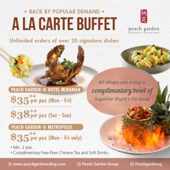 Peach-Garden-Group-A-La-Carte-Buffet-Promotion-350x350 6 Dec 2021 Onward: Peach Garden Group A La Carte Buffet Promotion