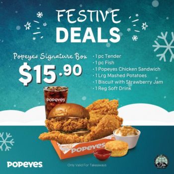 Popeyes-Christmas-Festive-Deals-Promotion-350x350 23 Dec 2021 Onward: Popeyes Christmas Festive Deals Promotion