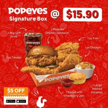 Popeyes-Signature-Box-Promo-350x350 29 Dec 2021 Onward: Popeyes Signature Box Promo