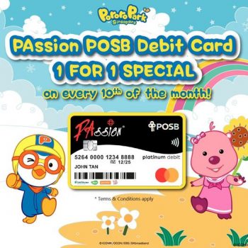 Pororo-Park-1-For-1-Child-Admission-Ticket-Promotion-with-PAssion-POSB-Debit-Cardholder-350x350 10 Dec 2021 Onward: Pororo Park 1-For-1 Child Admission Ticket Promotion with PAssion POSB Debit Cardholder